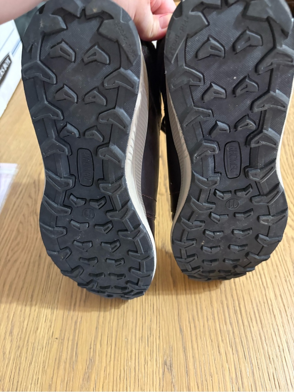 Khombu Brown Leather Lace-Up Hiking Boots - Picture 8 of 10